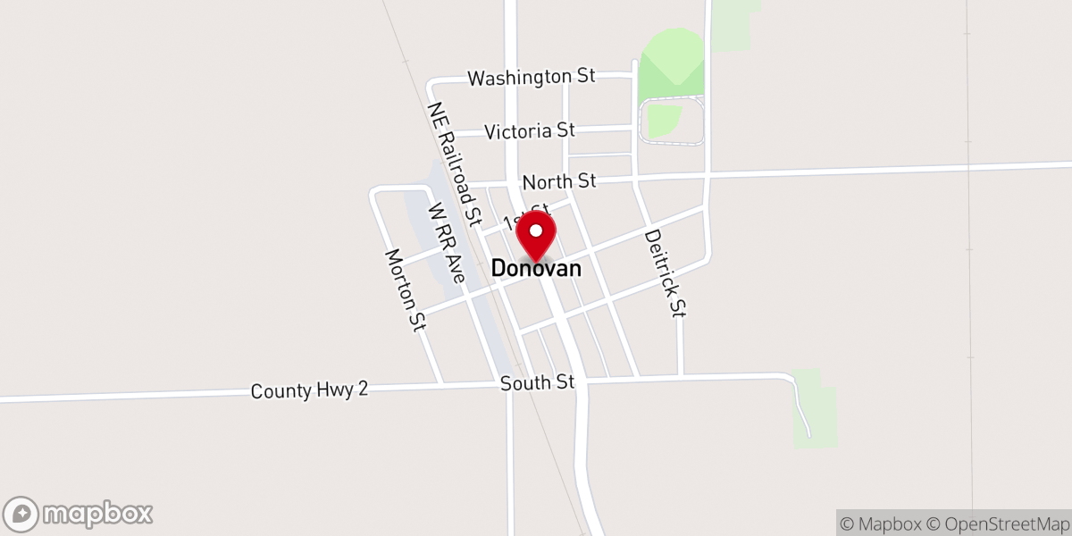 Map showing location of Crescent City Untd Methodist Church