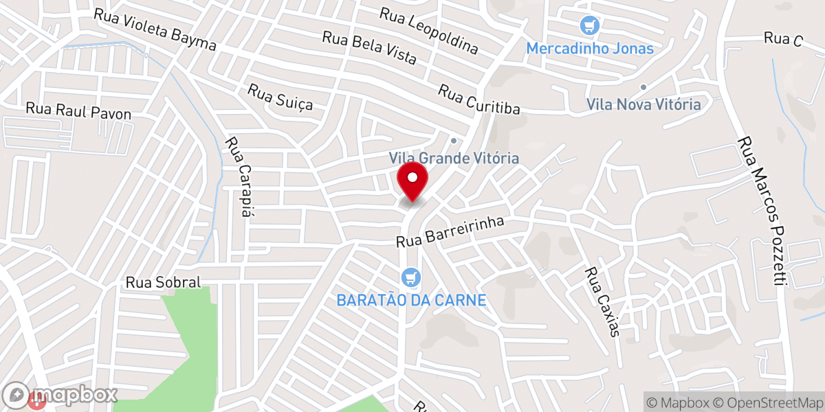 Map showing location of Igreja Universal do Reino de Deus-Grande Vitória