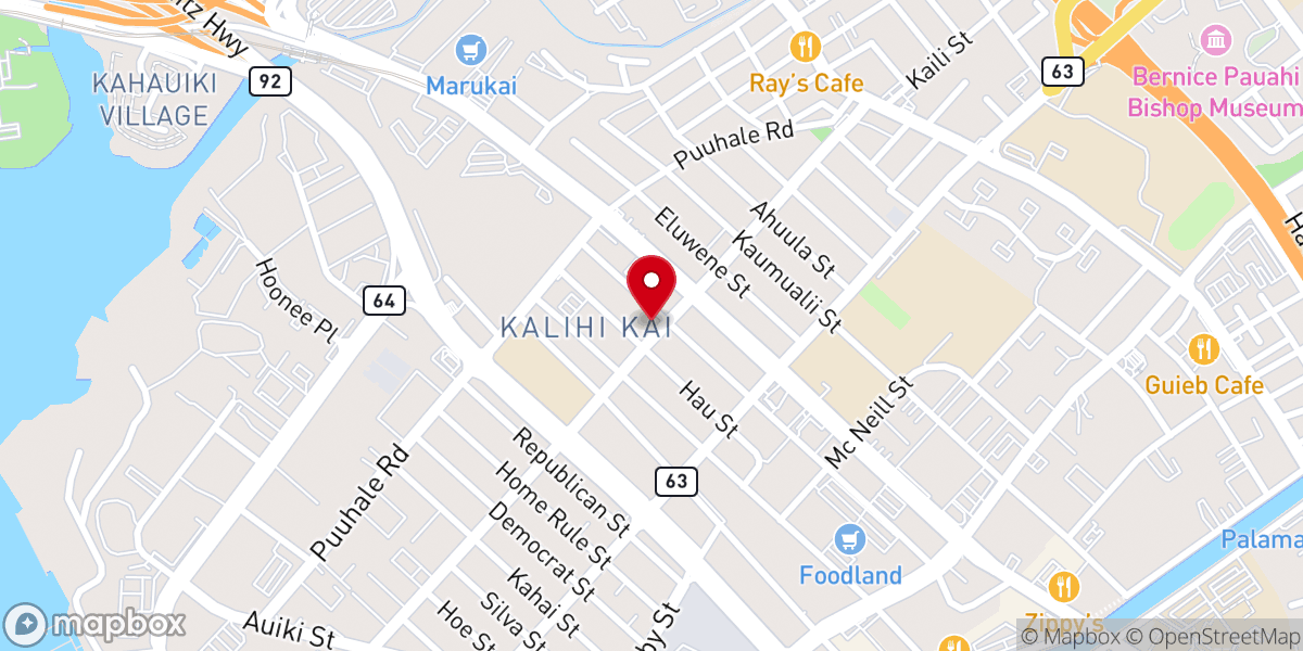 Map showing location of Pentecostal Faith Assembly