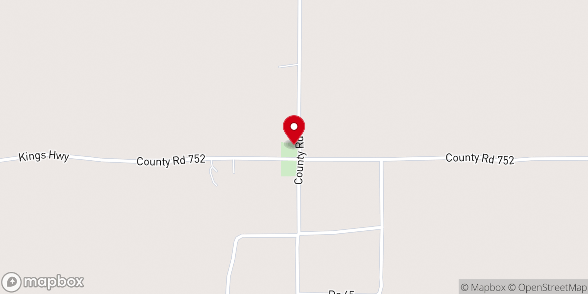 Map showing location of Palmetto Methodist Church