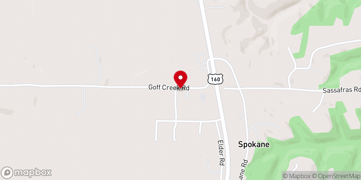 Map showing location of Mohler James