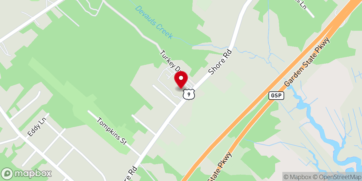 Map showing location of Lutheran Home at Ocean View