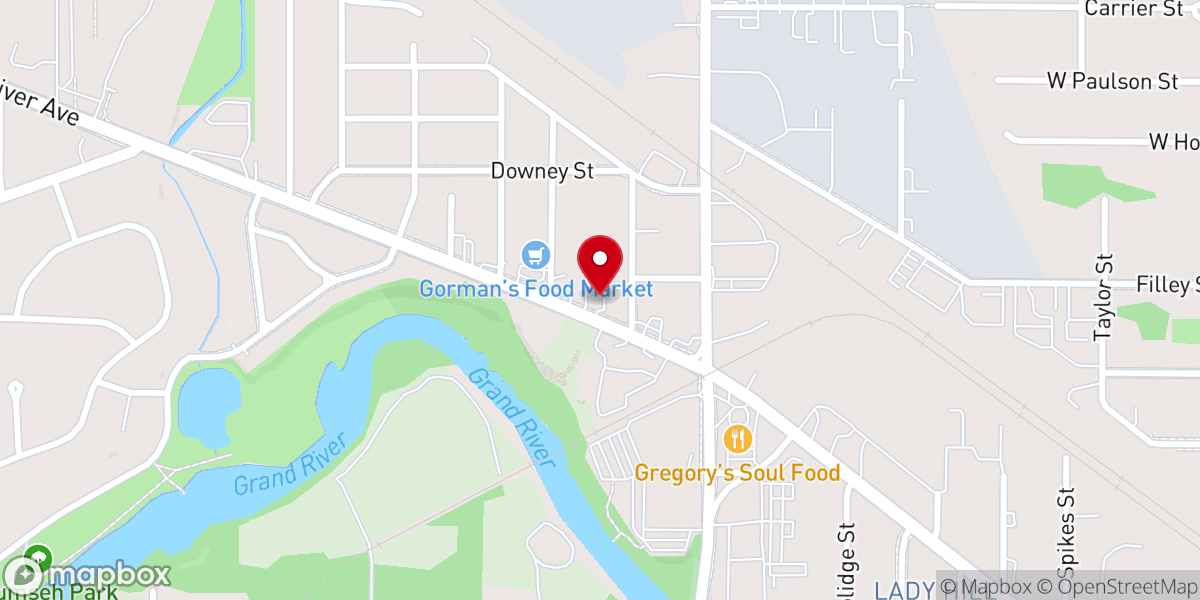 Map showing location of King's Highway Deliverance Church