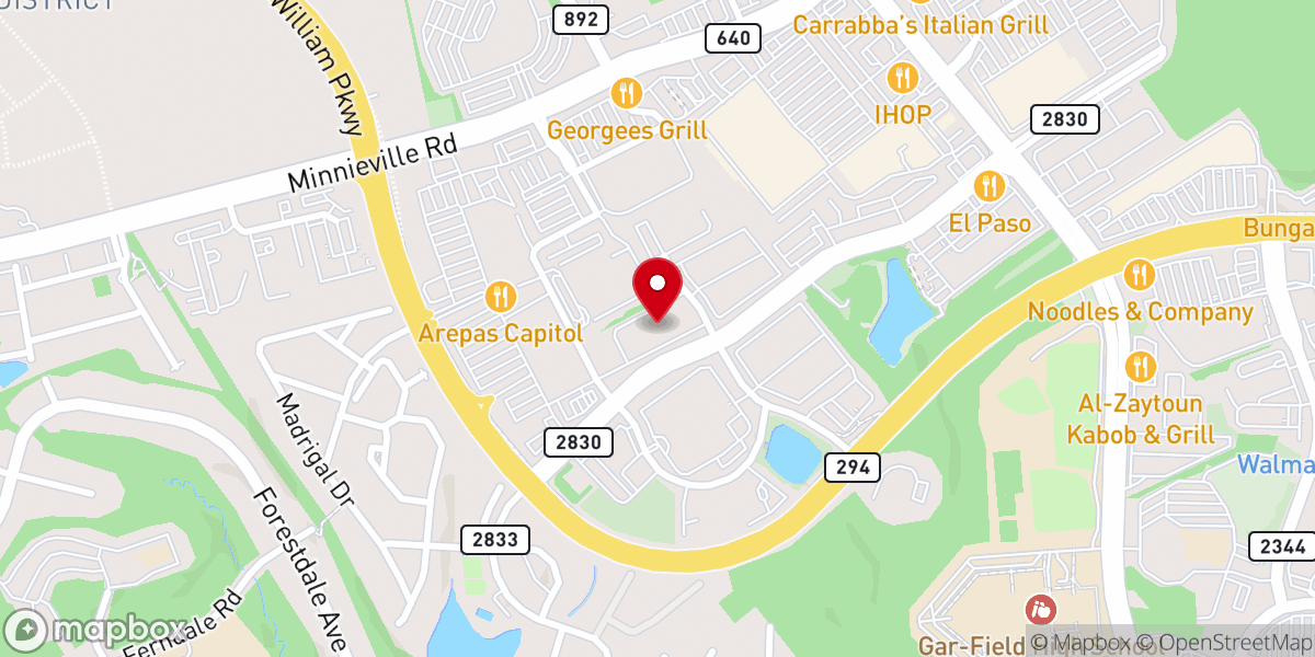 Map showing location of Worship Center