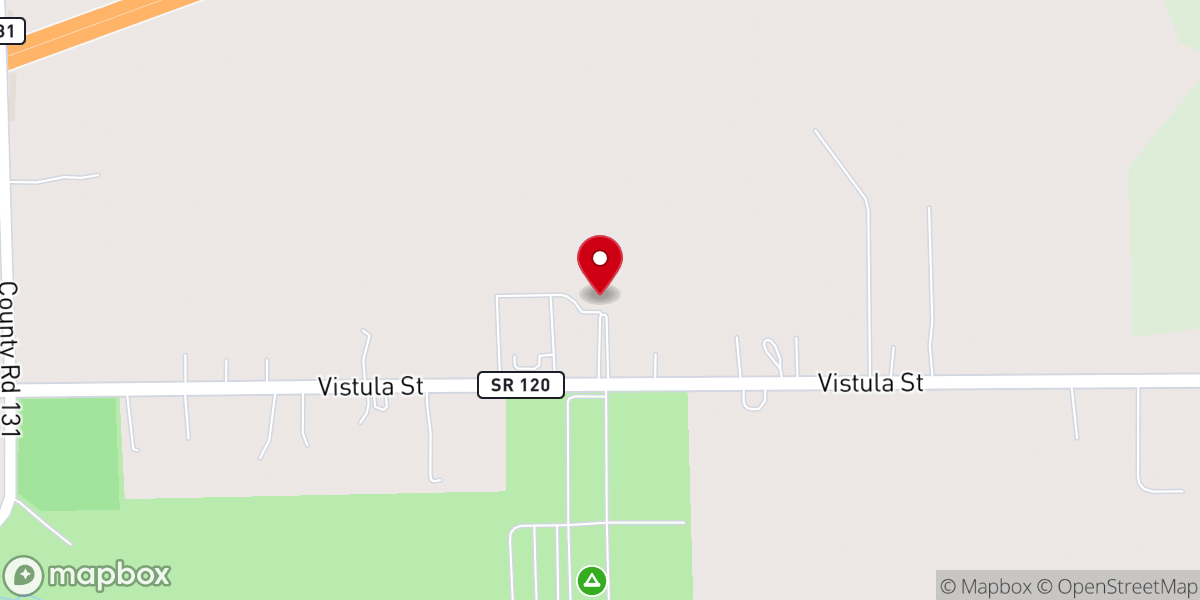 Map showing location of JaRisa's Fun Zone
