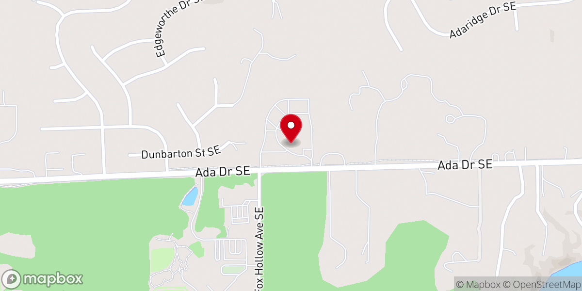 Map showing location of St. Robert of Newminster Parish
