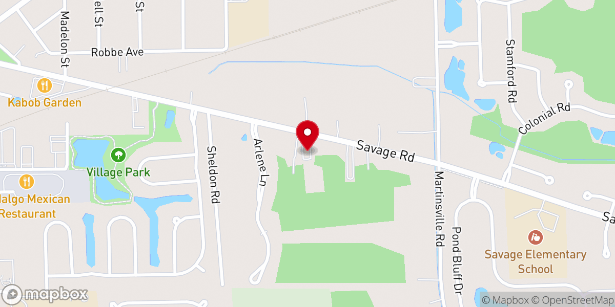 Map showing location of Belleville Lighthouse Church