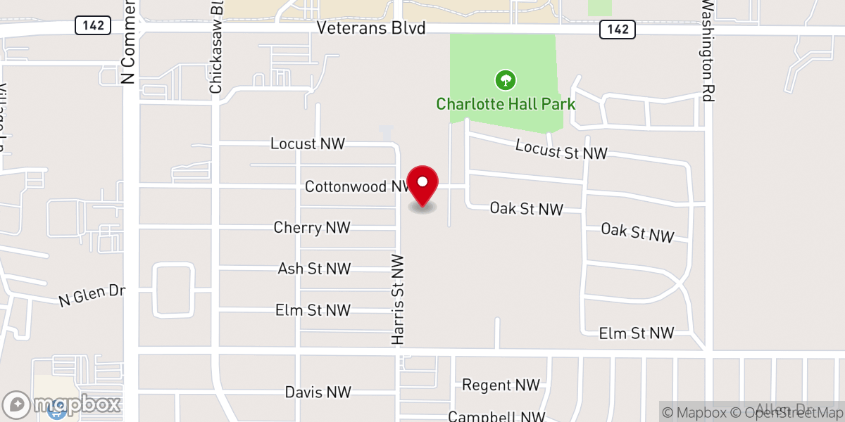 Map showing location of House of Prayer - Food Distribution Center