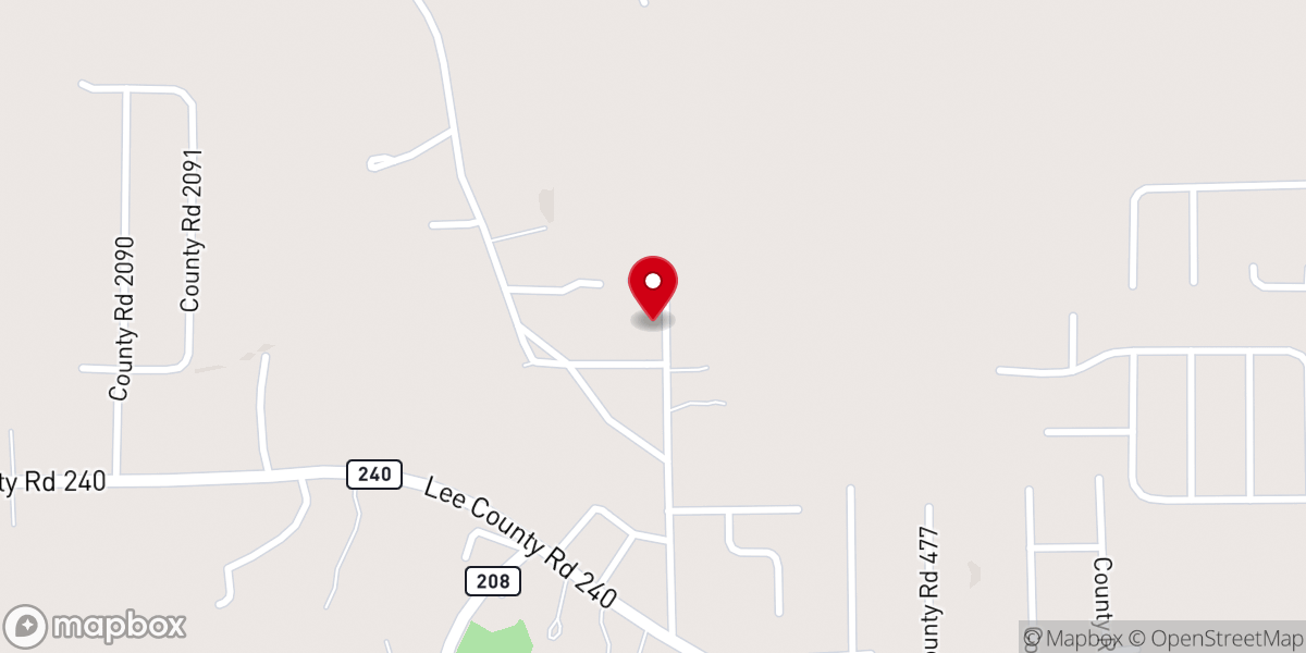 Map showing location of The Life Church
