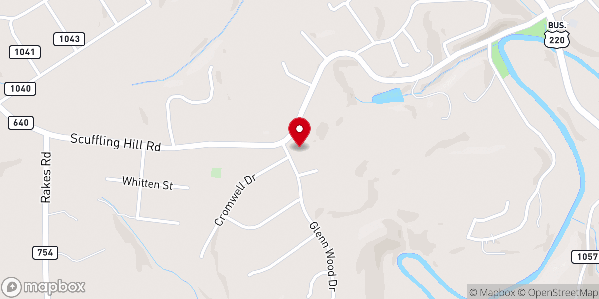 Map showing location of St. Francis of Assisi Catholic Church
