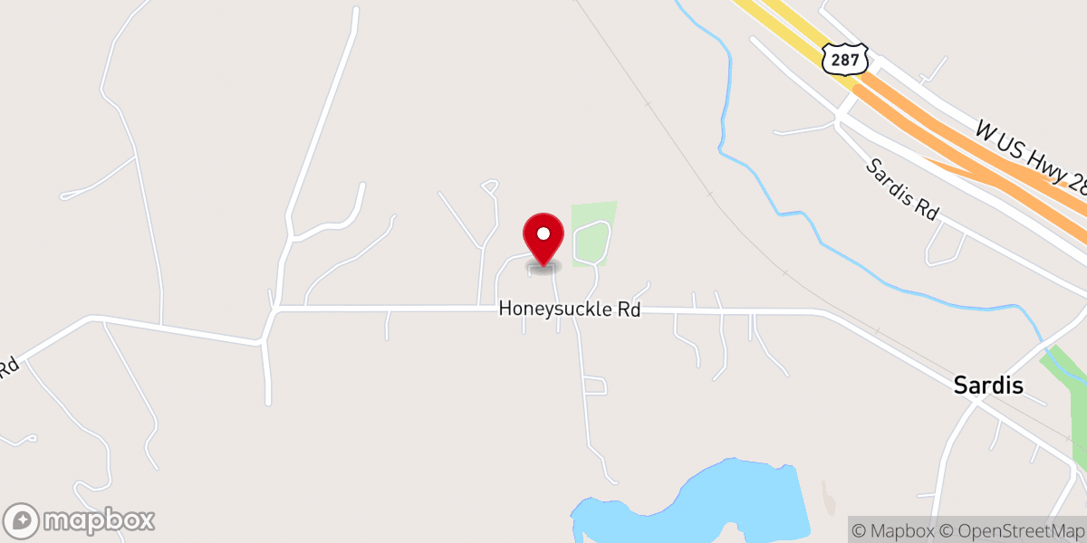 Map showing location of The Little House