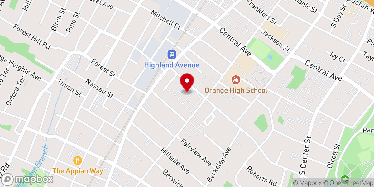 Map showing location of Love of Jesus Ministries