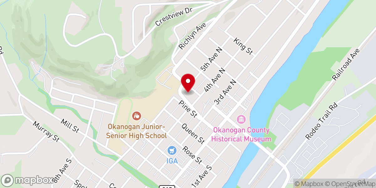 Map showing location of Faith Missionary Baptist