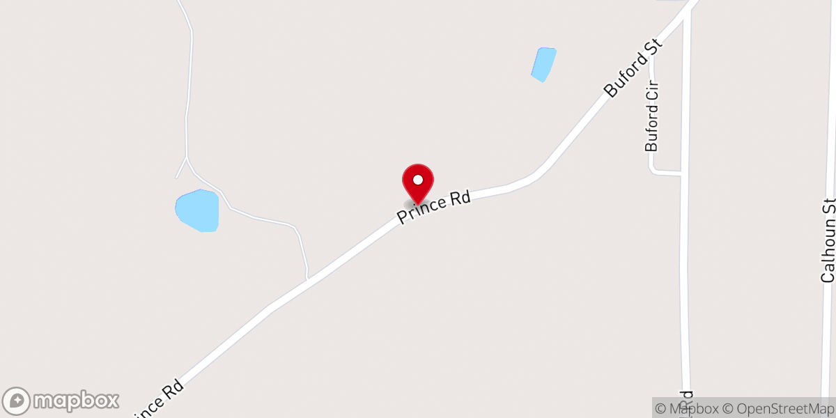 Map showing location of Agape Ministries