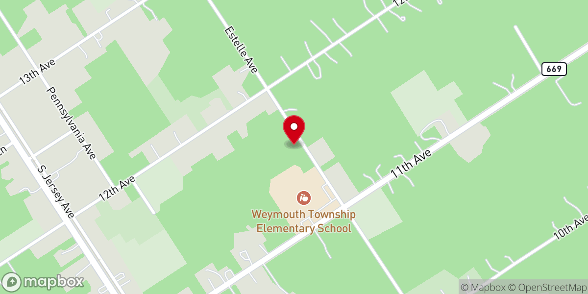 Map showing location of Friendship Family Worship Church
