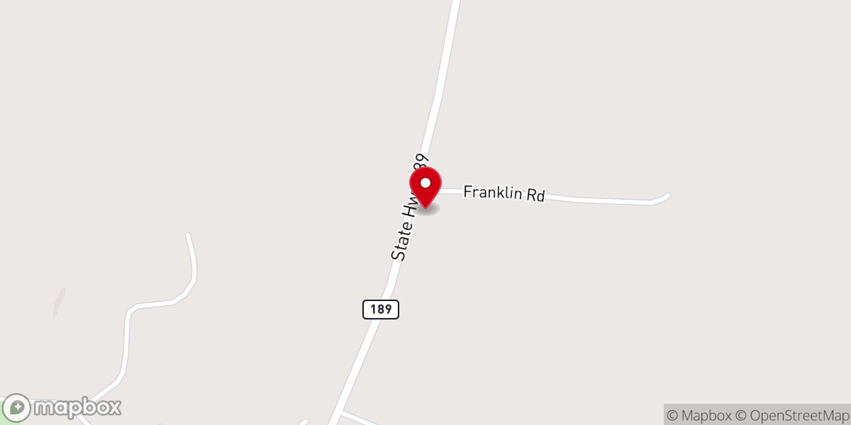 Map showing location of Friendship United Pentecostal Church