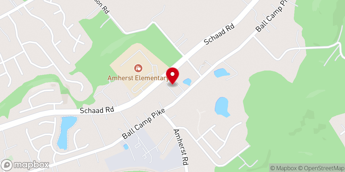 Map showing location of Bethel Church