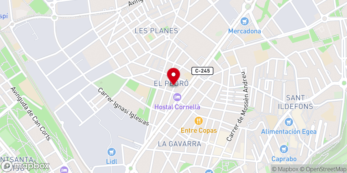 Map showing location of CPI - Cristianos Pentecostales Internacionales