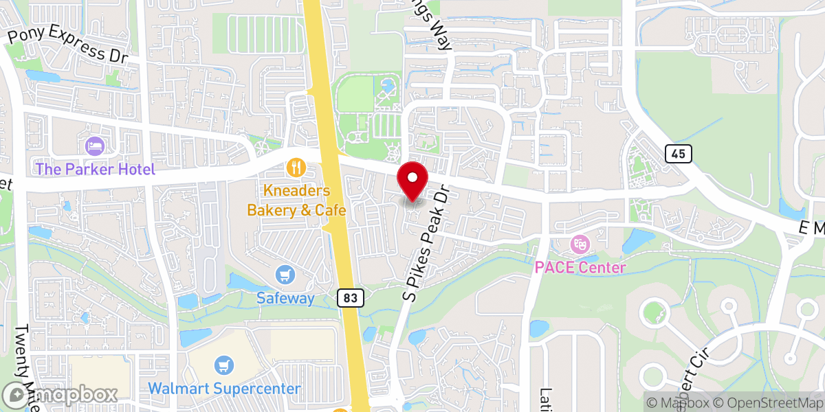 Map showing location of St Matthew's Episcopal Church