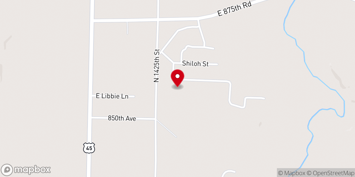 Map showing location of Watson Township