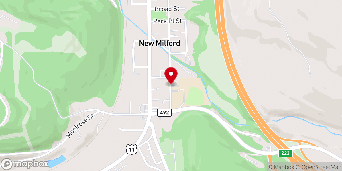 Map showing location of Blue Ridge Park