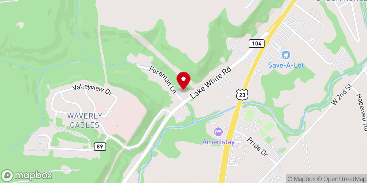 Map showing location of Grace Apostolic Tabernacle