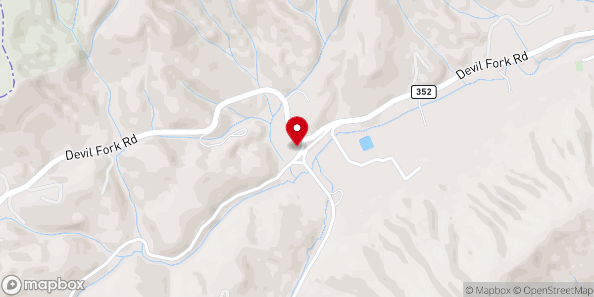 Map showing location of Sweetwater Church of God