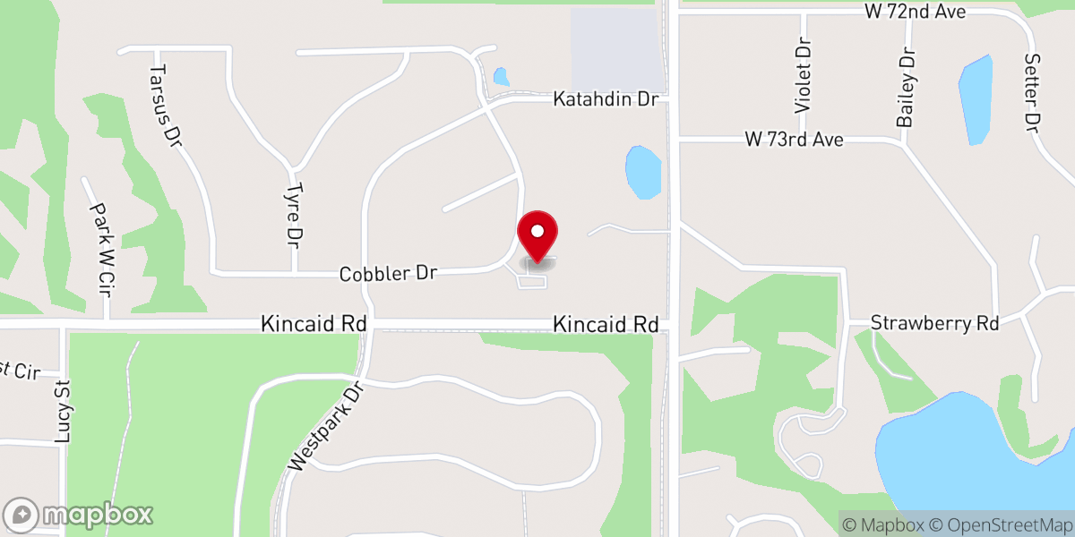 Map showing location of First Missionary Baptist Church