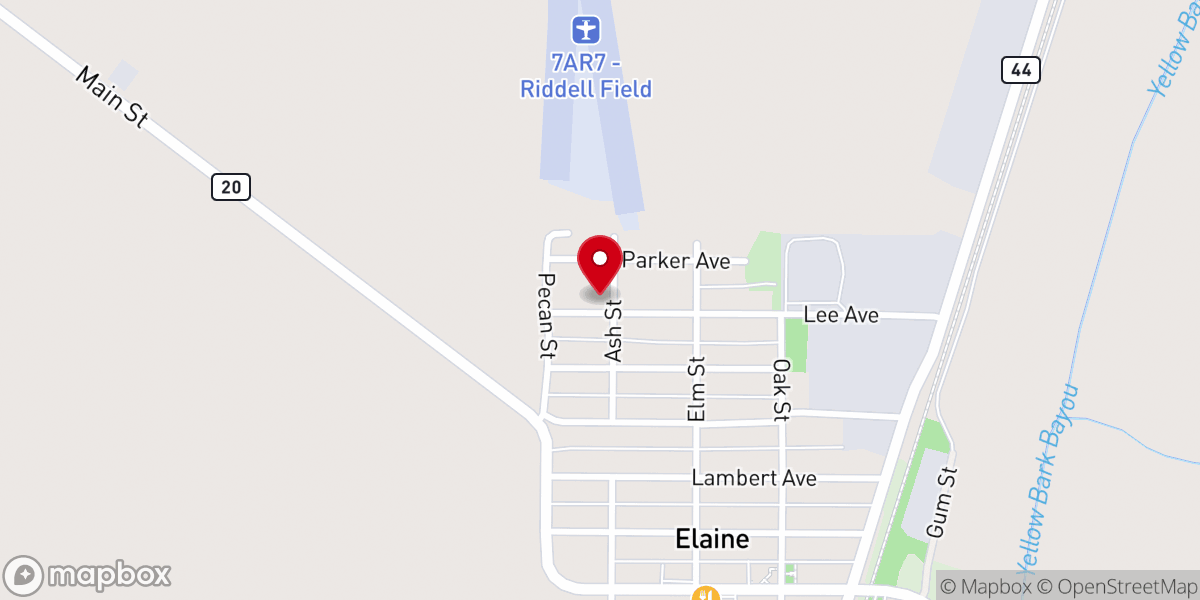 Map showing location of St. Luke Church of God in Christ