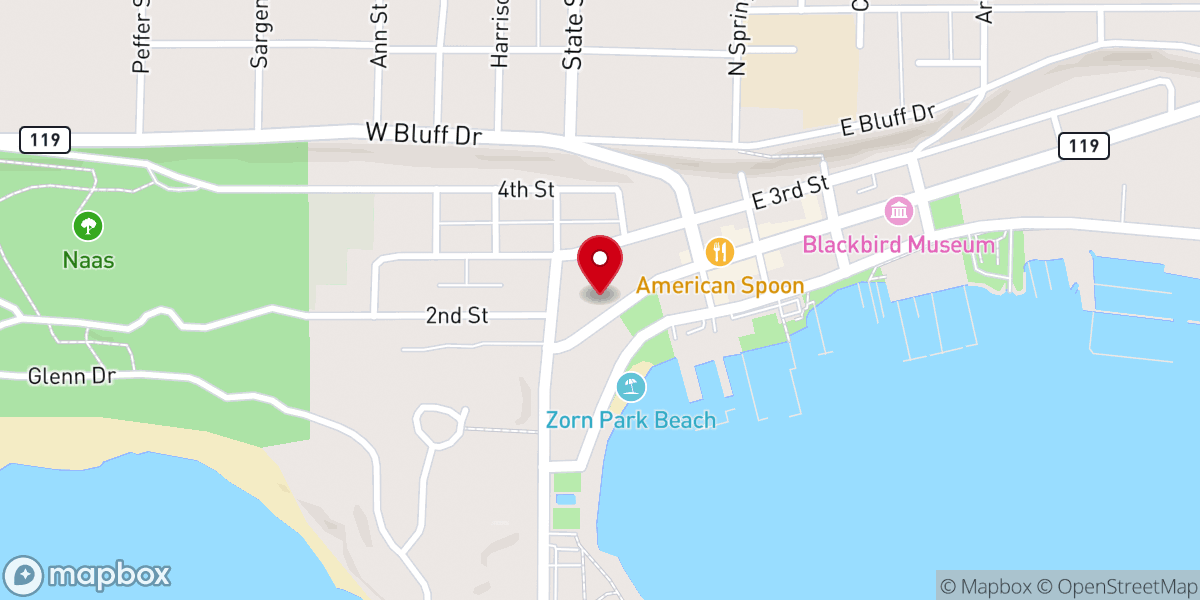 Map showing location of Holy Childhood Church