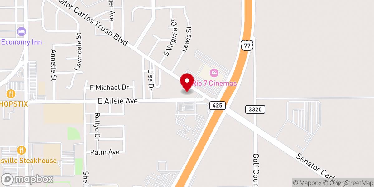 Map showing location of King's Way Family Church
