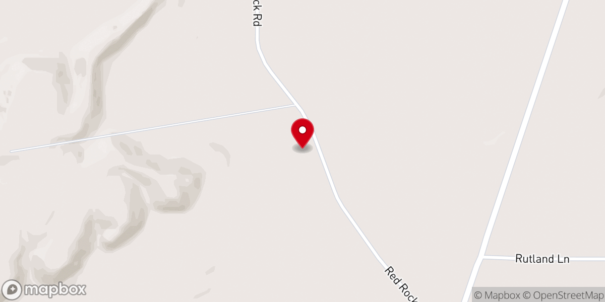 Map showing location of Cane Creek Cumberland Presbyterian Church