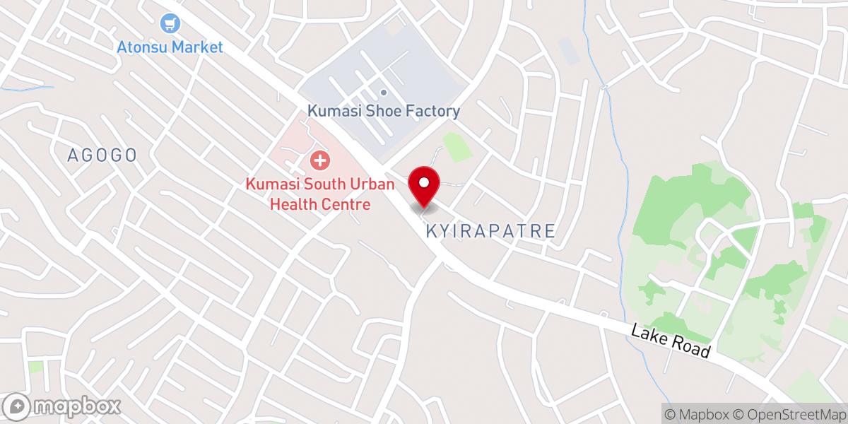 Map showing location of St. Mary's Anglican Church, Chirapatre Estate