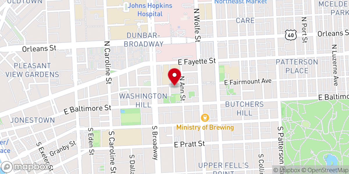 Map showing location of Holy Trinity Russian Orthodox Church
