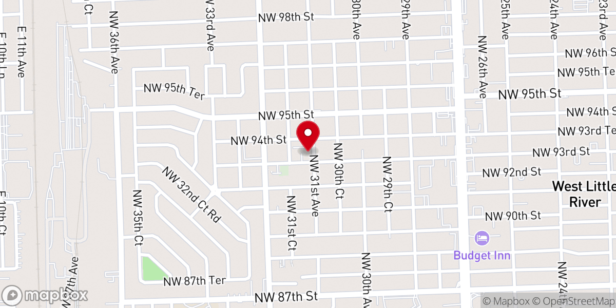 Map showing location of Broadmoor Baptist Church