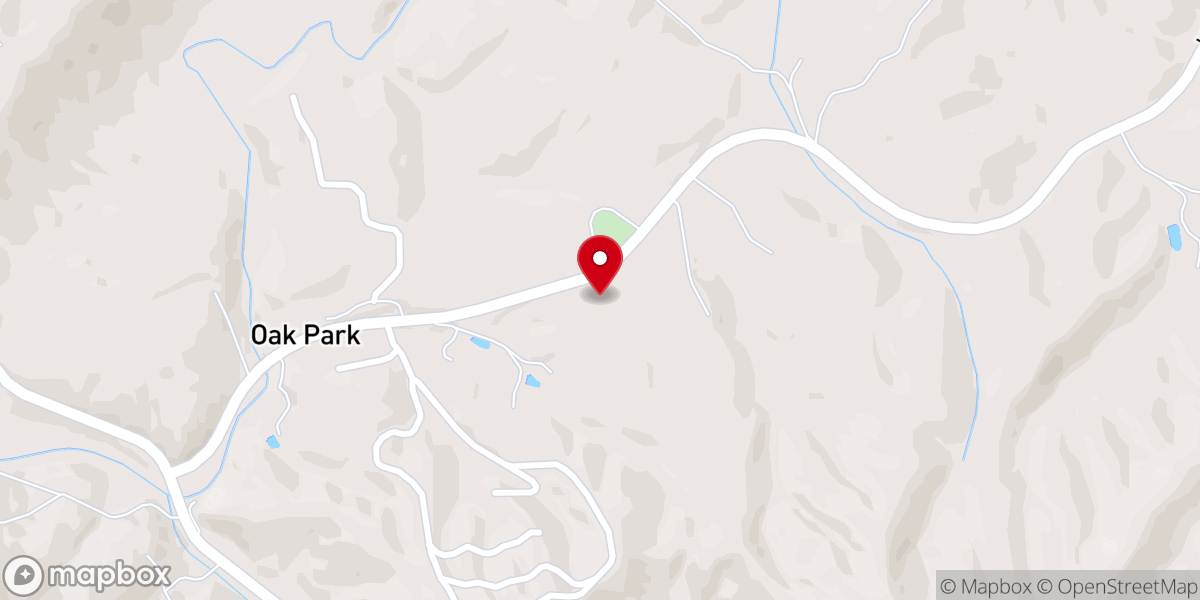 Map showing location of Mt Carmel Baptist Church