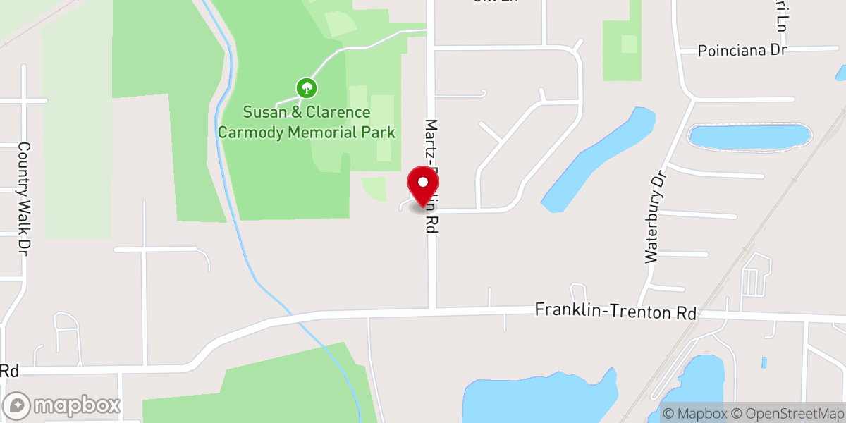 Map showing location of Riverview Baptist Church Sbc