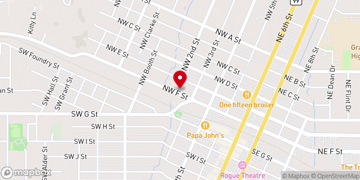 Map showing location of Apostolic Faith Church