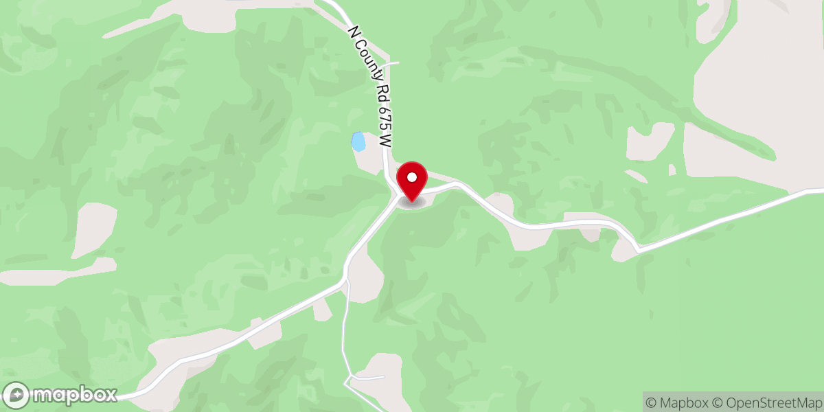Map showing location of Gorbetts Church