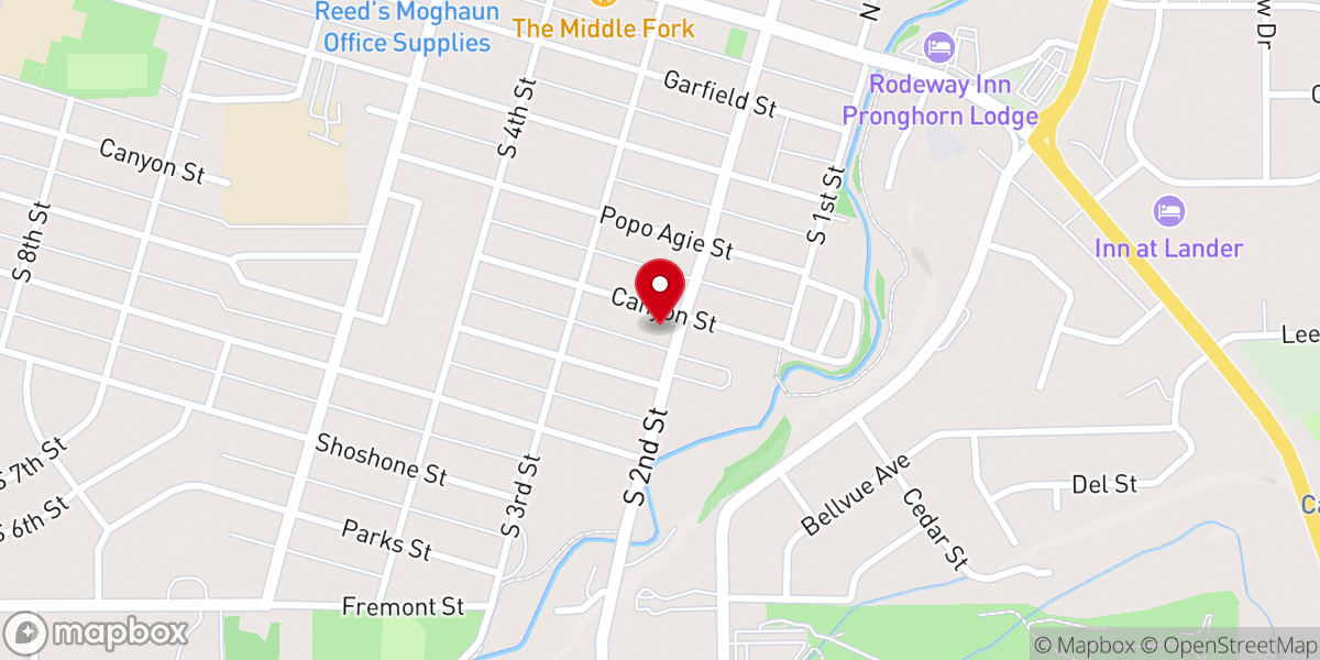 Map showing location of Word of Faith Family Church