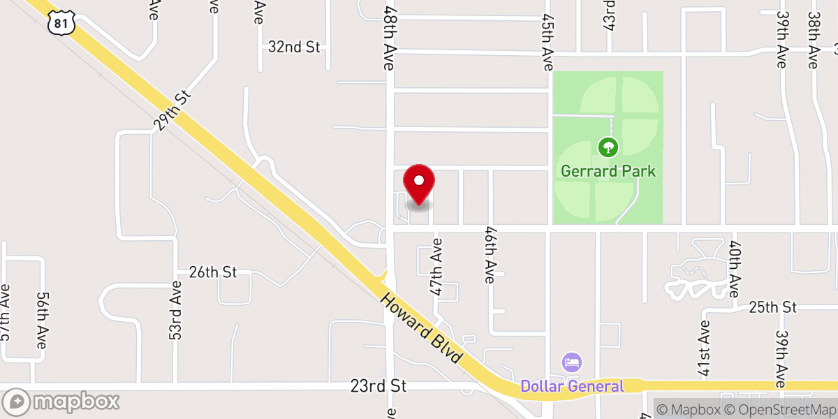 Map showing location of Everlasting Love Ministries