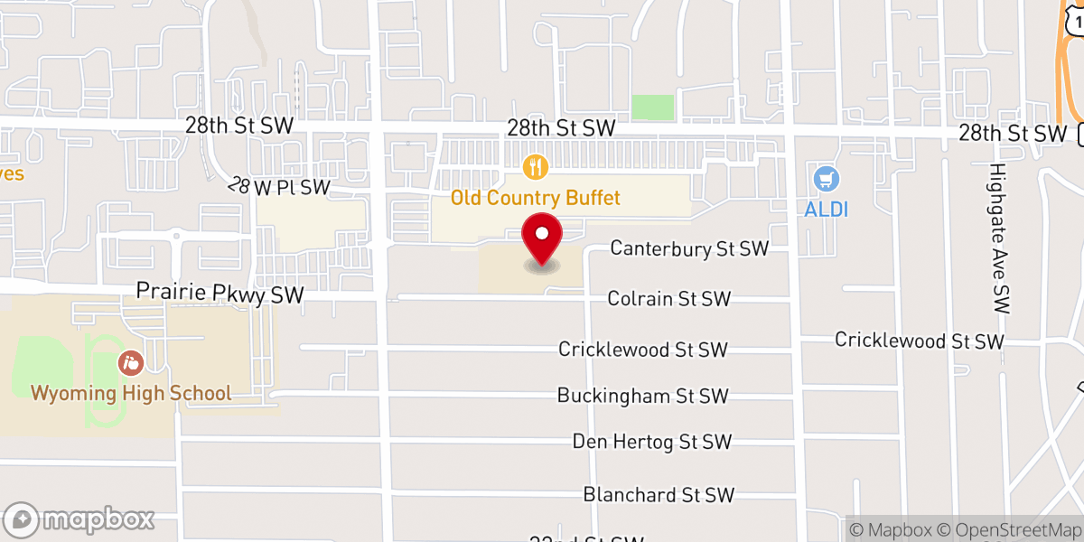Map showing location of Lifeline Community Church