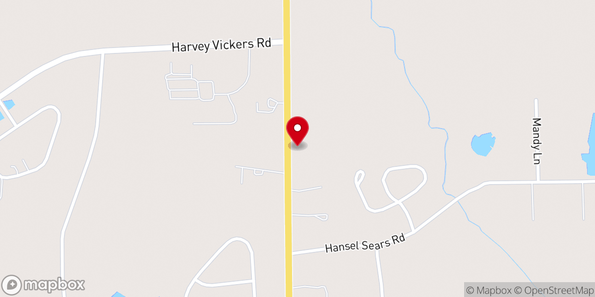 Map showing location of Senda De Vida Church