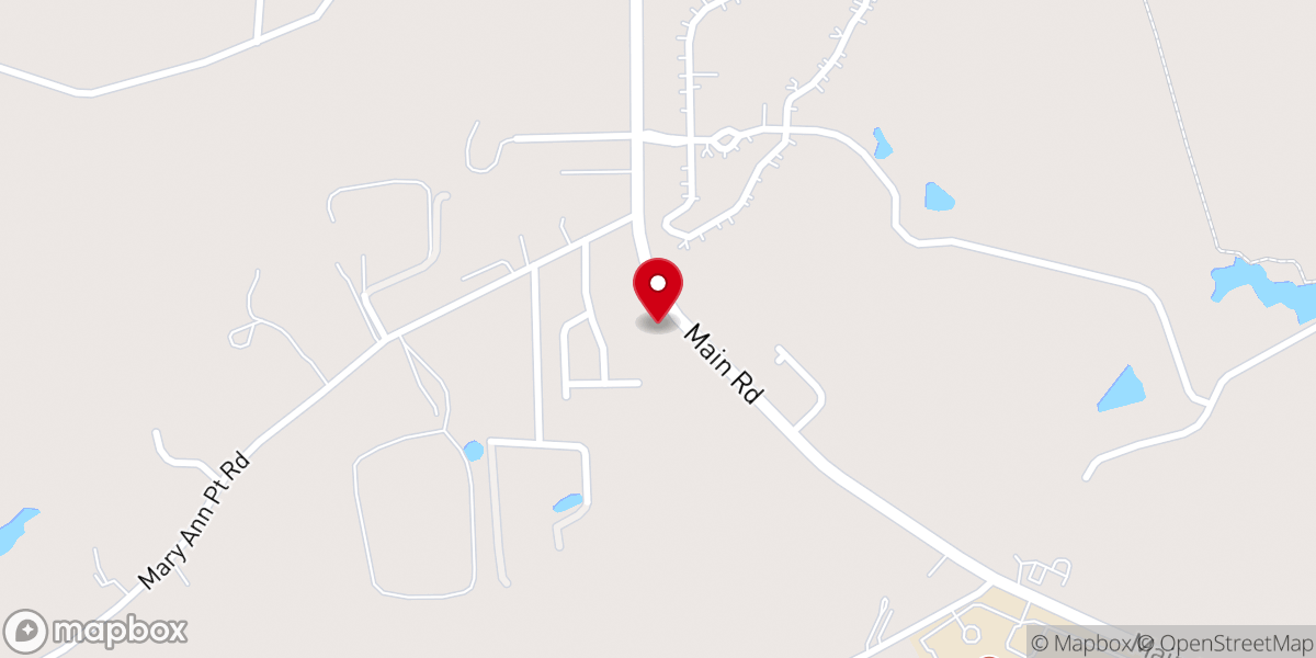 Map showing location of Saint Matthews Church