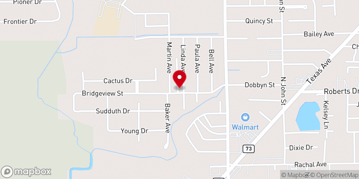 Map showing location of Thrive Life Ministry