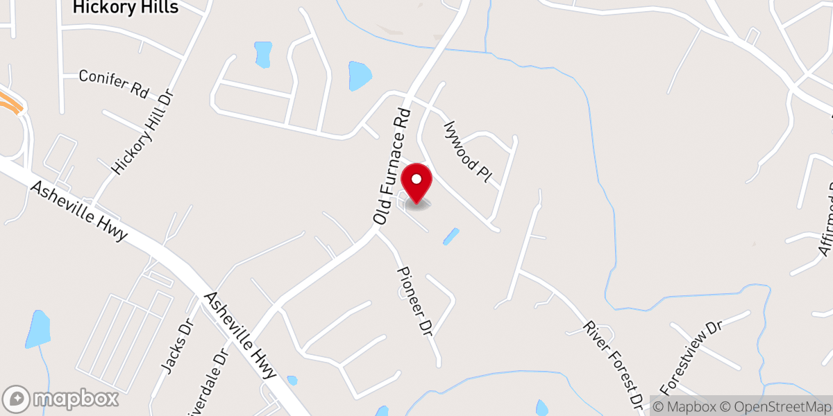 Map showing location of New Life Baptist Fellowship