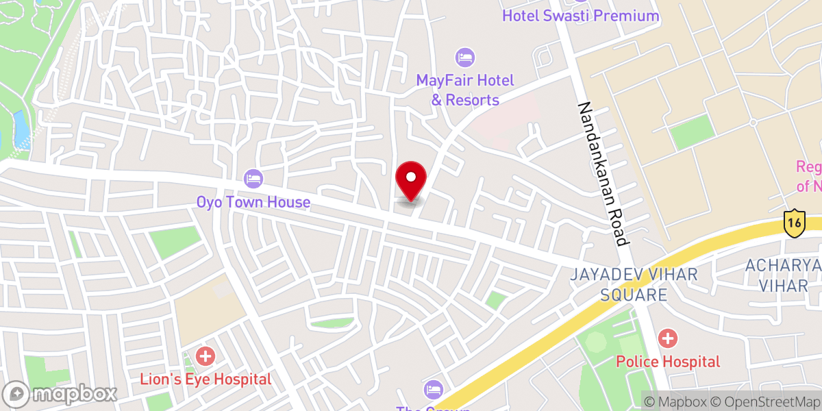 Map showing location of CHURCH OF CHRIST