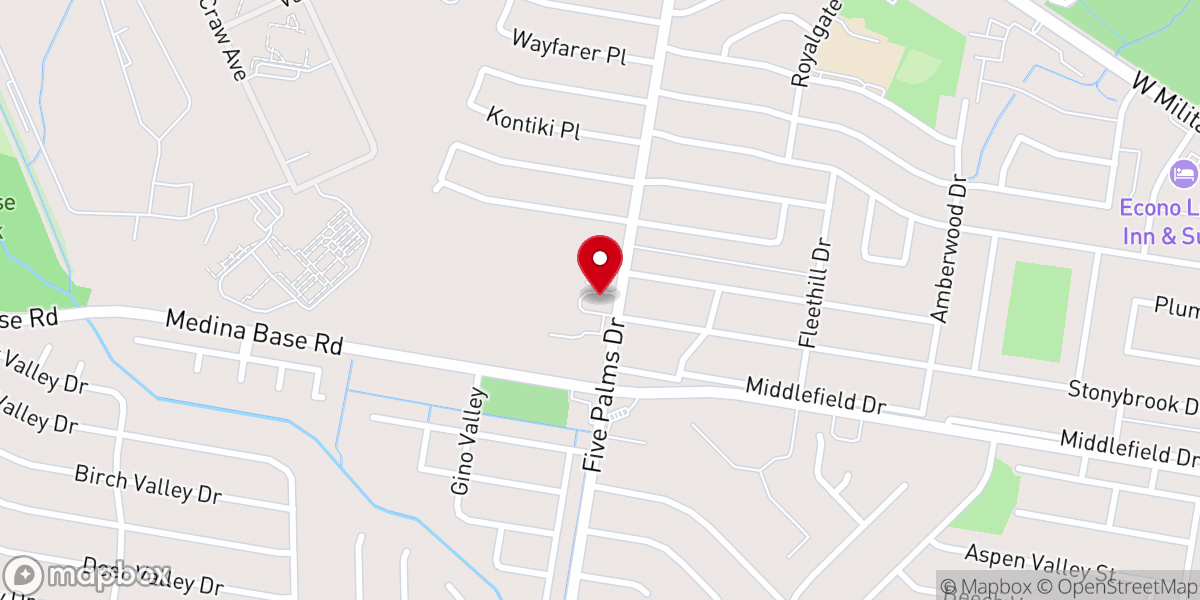 Map showing location of Gateway Church