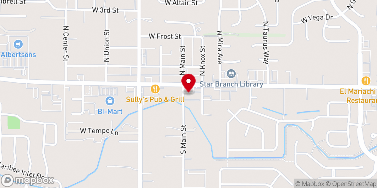 Map showing location of The Remnant Church of Jesus Christ of Latter Day Saints