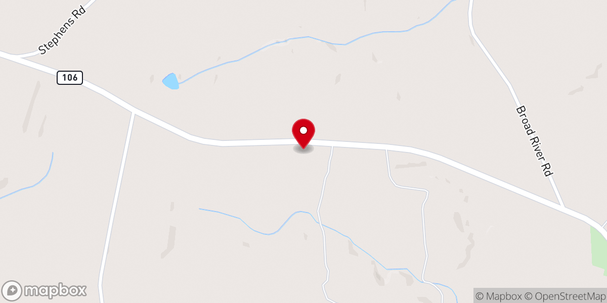 Map showing location of Living Hope worship Center